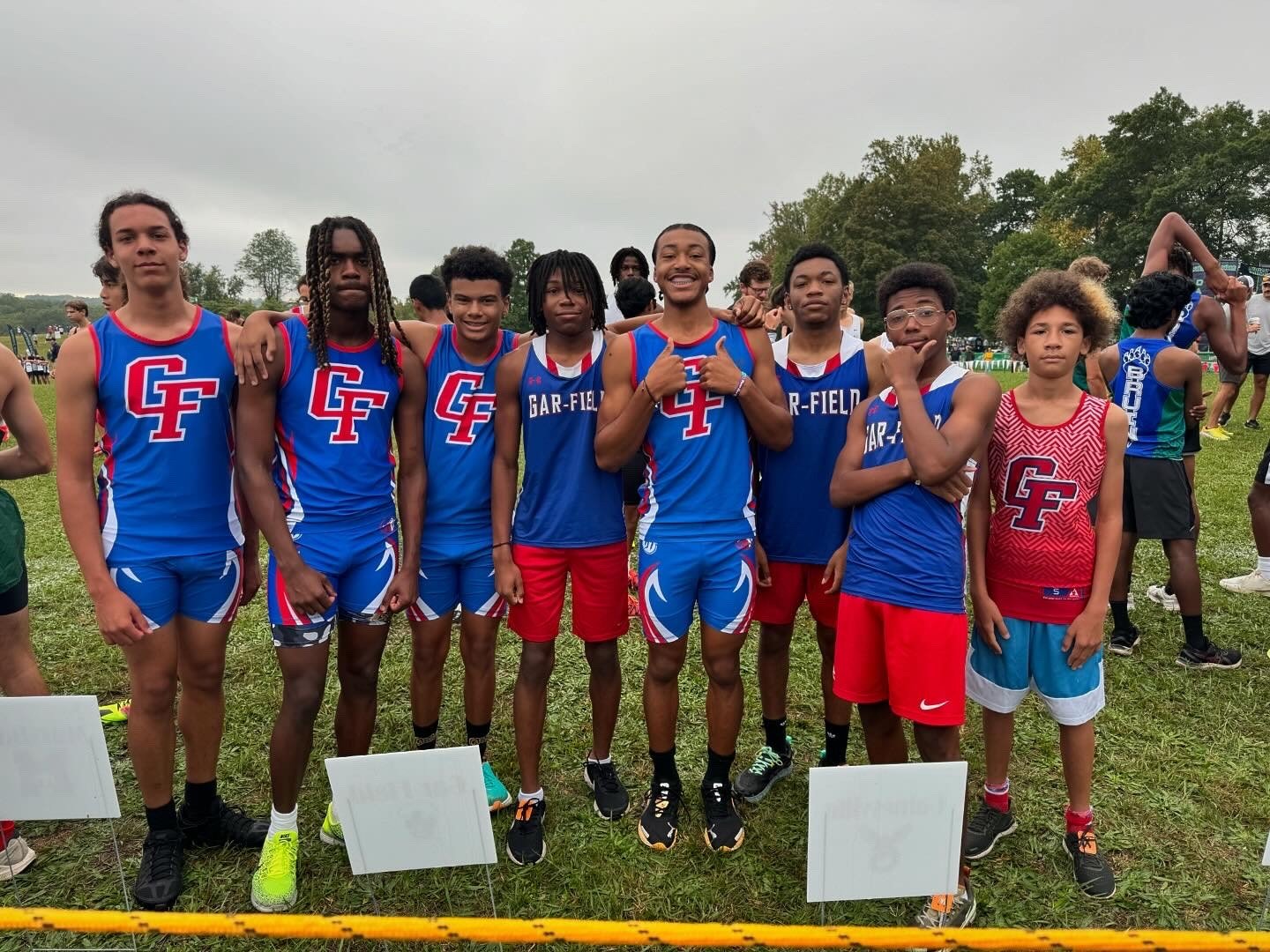 Picture of the boys cross country team