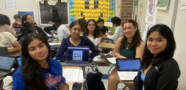 students in a classroom